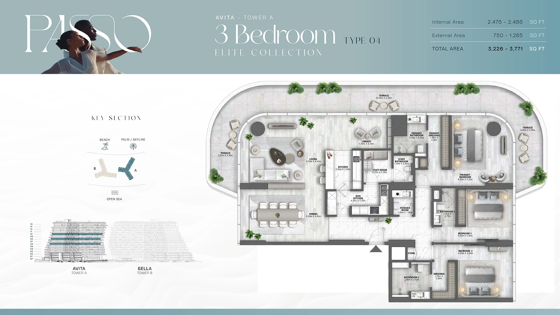 3 BR - Type A